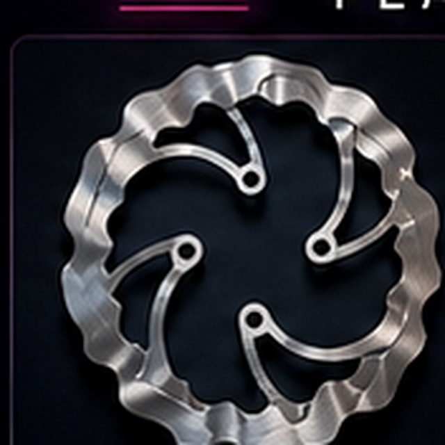 Design 03 Wave Thick titanium disc